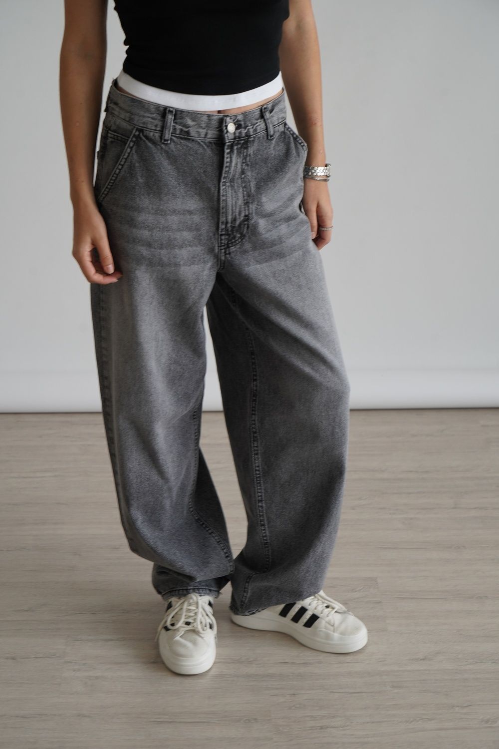 Grey Skater Jeans