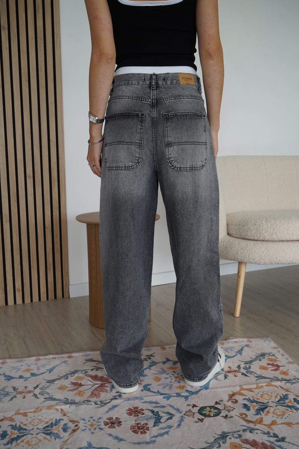 Grey Skater Jeans