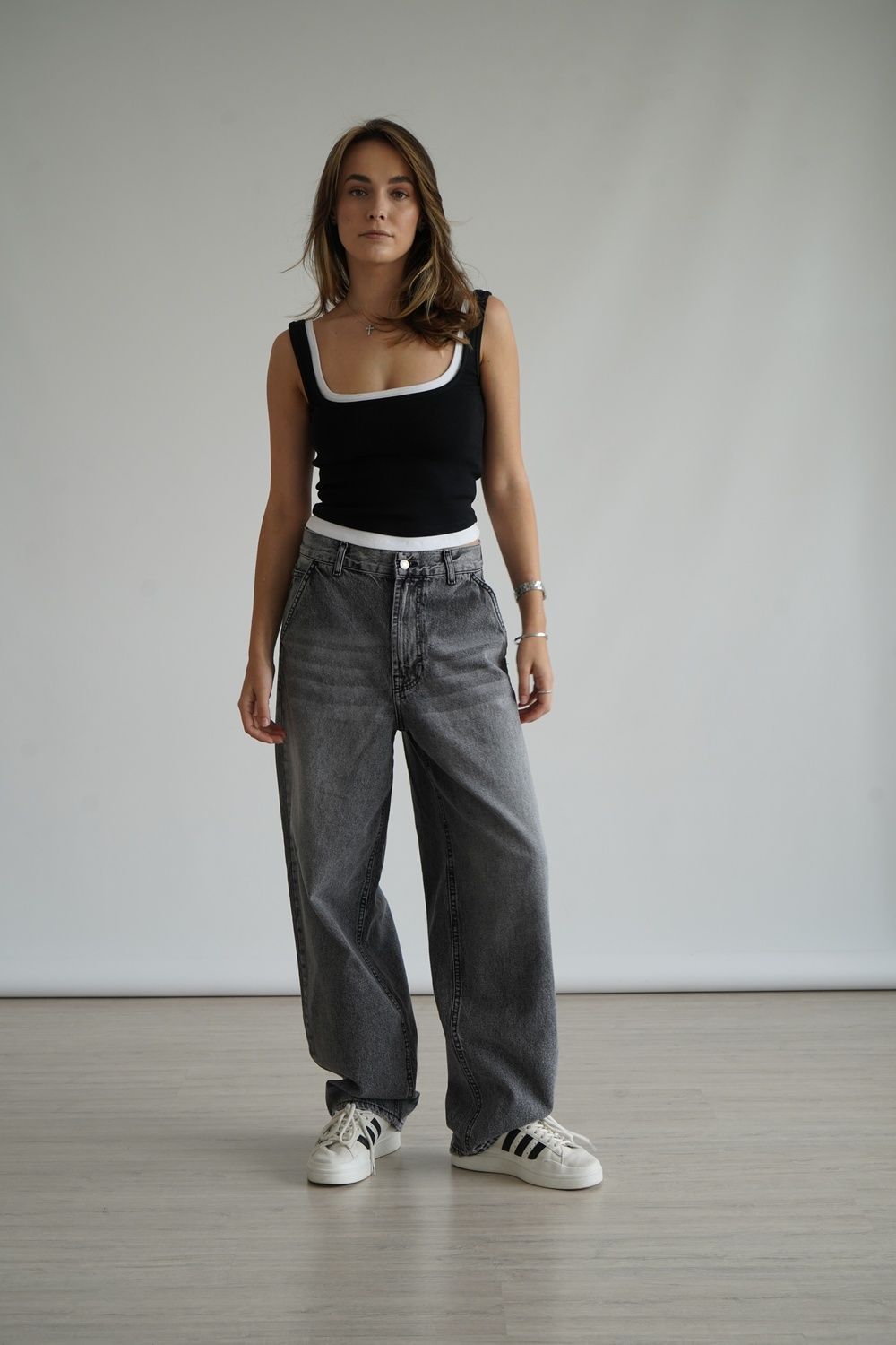 Grey Skater Jeans