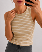 Crop top rayures