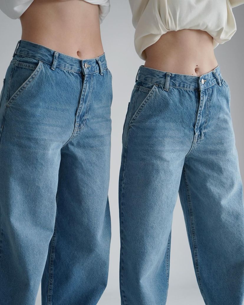 Jean Baggy "Sky" – Bleu Clair Délavé