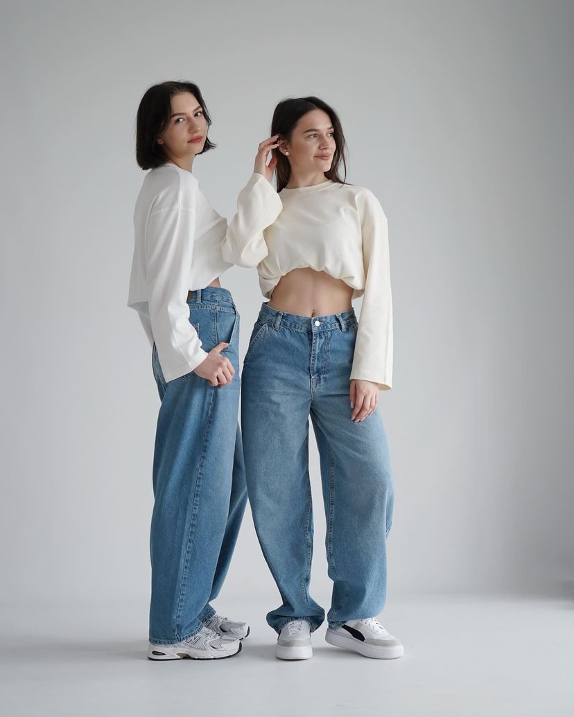 Jean Baggy "Sky" – Bleu Clair Délavé