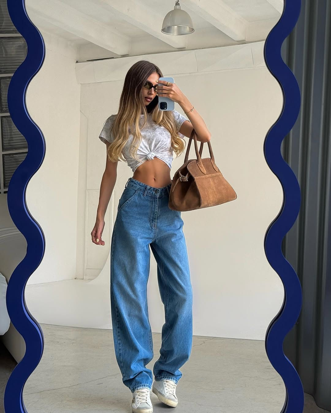 Baggy light jeans